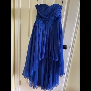 Indigo blue 💙💙 hi-low formal dress
